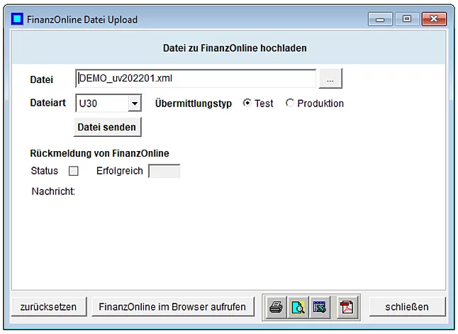 FinanzOnline Integration